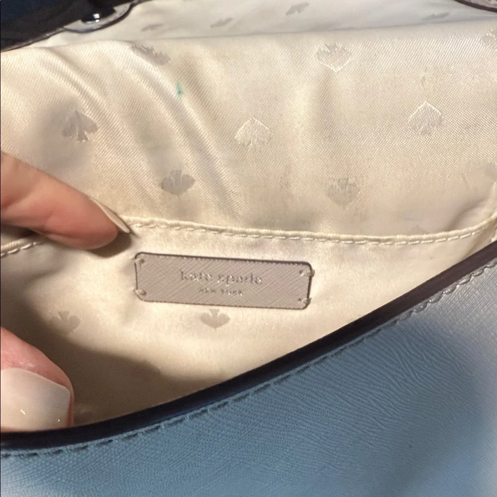 Kate Spade Crossbody Bag with Silver Chain - Picture 6 of 9